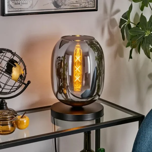 hofstein Apedo Lampe à poser Noir, 1 lumière* Lampes Modernes