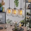 hofstein Apedo Suspension, Suspension Ambre, Clair, 3 lumières* Lampes En Verre