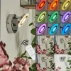 hofstein Applique murale Lucy LED Chrome, 1 lumière, Télécommandes, Changeur de couleurs* Lampes Modernes