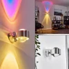 hofstein Applique murale Sapri Argenté, 1 lumière* Lampes En Verre