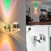 hofstein Applique murale Sapri Argenté, 1 lumière* Lampes En Verre