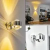 hofstein Applique murale Sapri Argenté, 1 lumière* Lampes En Verre