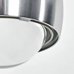hofstein Applique murale Sapri Argenté, 1 lumière* Lampes En Verre