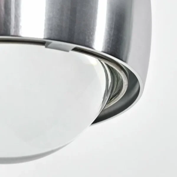 hofstein Applique murale Sapri Argenté, 1 lumière* Lampes En Verre