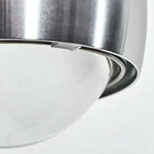 hofstein Applique murale Sapri Argenté, 1 lumière* Lampes En Verre