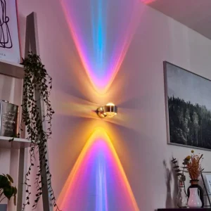 hofstein Applique murale Sapri Argenté, 1 lumière* Lampes En Verre