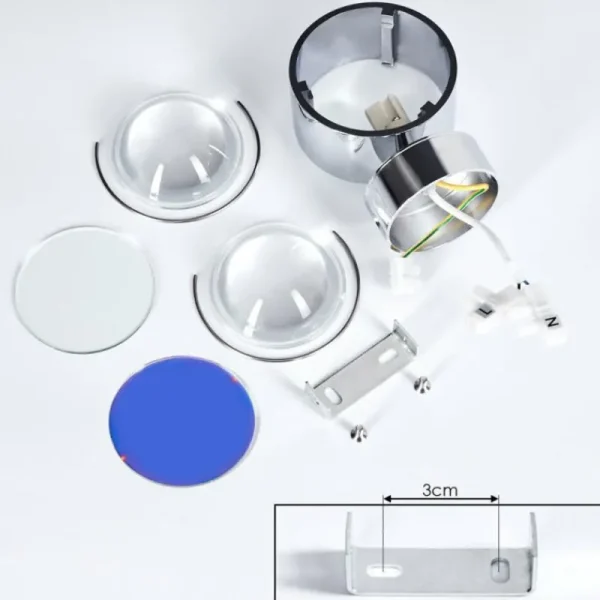 hofstein Applique murale Sapri Chrome, 1 lumière* Lampes En Verre