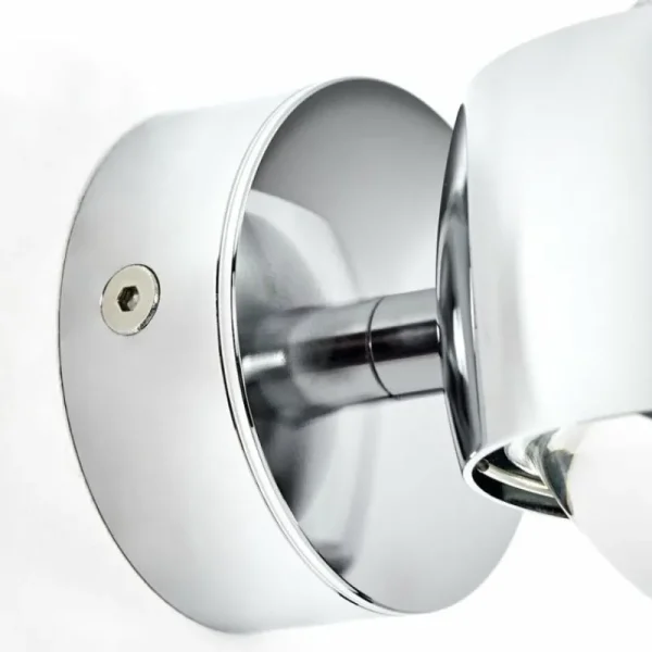 hofstein Applique murale Sapri Chrome, 1 lumière* Lampes En Verre