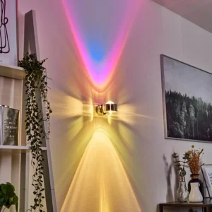 hofstein Applique murale Sapri Chrome, 1 lumière* Lampes En Verre