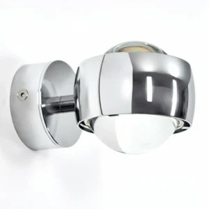 hofstein Applique murale Sapri Chrome, 1 lumière* Lampes En Verre
