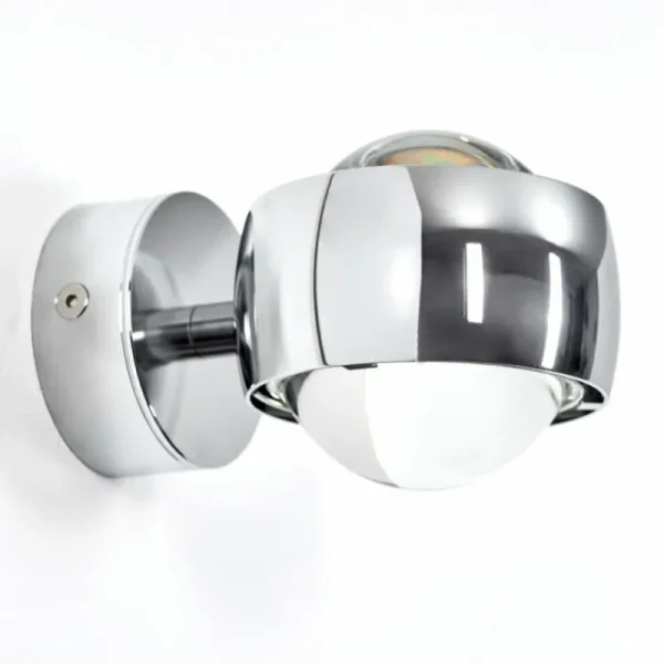 hofstein Applique murale Sapri Chrome, 1 lumière* Lampes En Verre