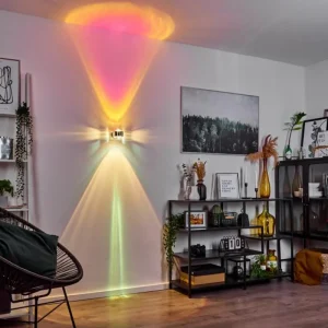 hofstein Applique murale Sapri Chrome, 1 lumière* Lampes En Verre