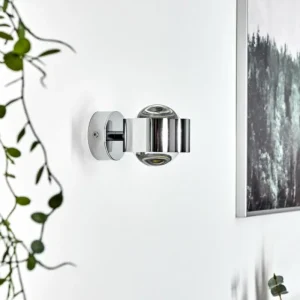hofstein Applique murale Sapri Chrome, 1 lumière* Lampes En Verre