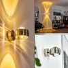 hofstein Applique murale Sapri Nickel mat, 1 lumière* Lampes En Verre