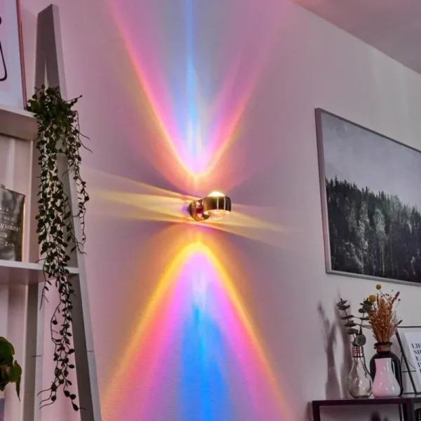 hofstein Applique murale Sapri Nickel mat, 1 lumière* Lampes En Verre
