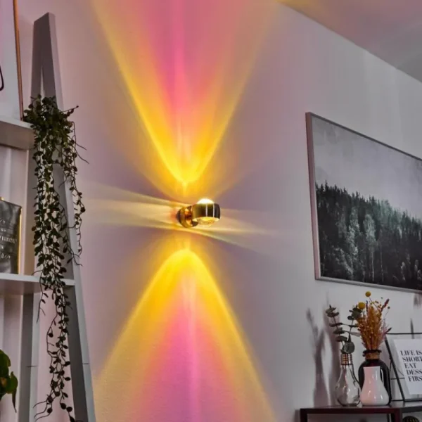 hofstein Applique murale Sapri Nickel mat, 1 lumière* Lampes En Verre