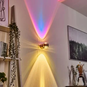 hofstein Applique murale Sapri Nickel mat, 1 lumière* Lampes En Verre