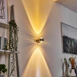 hofstein Applique murale Sapri Nickel mat, 1 lumière* Lampes En Verre