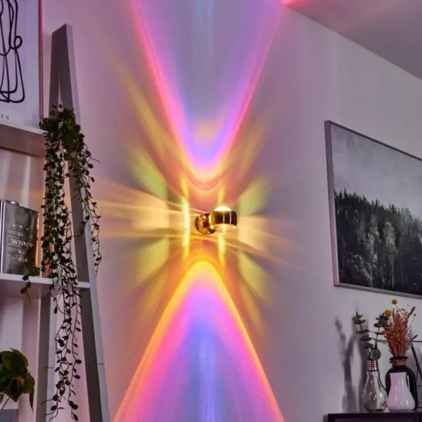 hofstein Applique murale Sapri Nickel mat, 1 lumière* Lampes En Verre