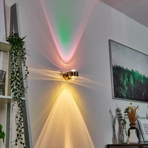 hofstein Applique murale Sapri Nickel mat, 1 lumière* Lampes En Verre