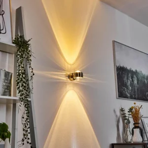 hofstein Applique murale Sapri Nickel mat, 1 lumière* Lampes En Verre