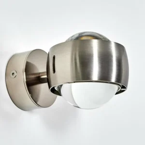 hofstein Applique murale Sapri Nickel mat, 1 lumière* Lampes En Verre