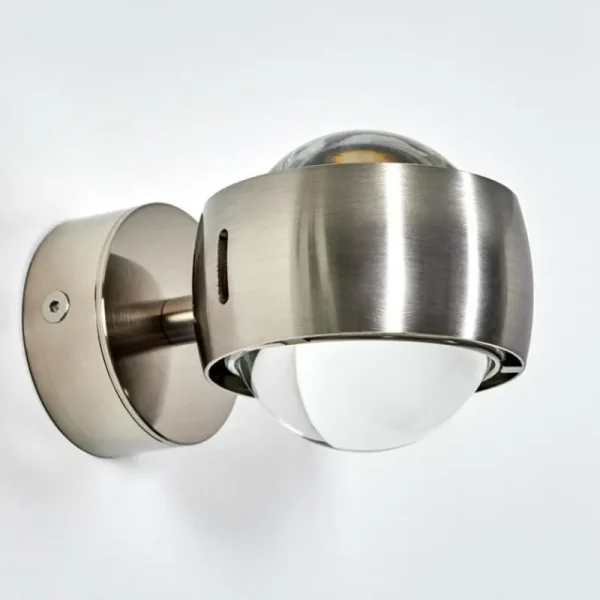 hofstein Applique murale Sapri Nickel mat, 1 lumière* Lampes En Verre