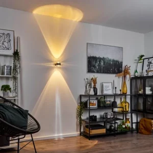 hofstein Applique murale Sapri Nickel mat, 1 lumière* Lampes En Verre