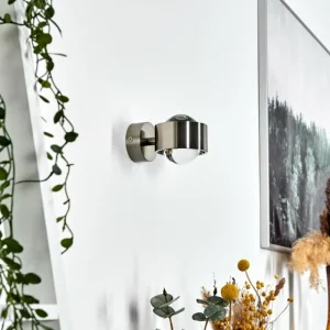 hofstein Applique murale Sapri Nickel mat, 1 lumière* Lampes En Verre