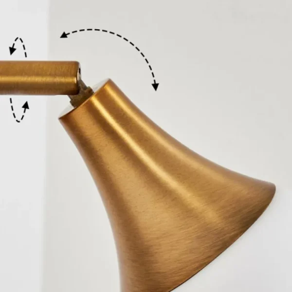 hofstein Applique murale Venizy Laiton, 1 lumière* Lampes En Verre