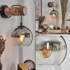 hofstein Applique murale - Verre 15 cm Koyoto Écru, Noir, 1 lumière* Lampes Modernes