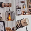 hofstein Applique murale - Verre 15 cm Lauden Écru, Noir, 1 lumière* Lampes Modernes