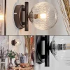 hofstein Applique murale - Verre 12 cm Chehalis Clair, 1 lumière* Lampes Modernes