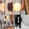 hofstein Applique murale - Verre 10 cm Chehalis Blanc, 1 lumière* Lampes Modernes