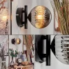 hofstein Applique murale - Verre 12 cm Chehalis Fumé, 1 lumière* Lampes Modernes