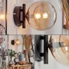 hofstein Applique murale - Verre 15 cm Chehalis Ambre, Clair, 1 lumière* Lampes En Verre