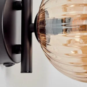 hofstein Applique murale - Verre 15 cm Chehalis Ambre, 1 lumière* Lampes Modernes