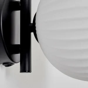 hofstein Applique murale - Verre 12 cm Chehalis Blanc, 1 lumière* Lampes Modernes