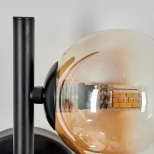 hofstein Applique murale - Verre 10 cm, 12 cm Chehalis Ambre, Clair, 3 lumières* Lampes En Verre
