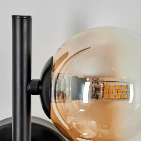 hofstein Applique murale - Verre 10 cm, 12 cm Chehalis Ambre, Clair, 3 lumières* Lampes En Verre