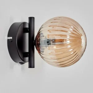 hofstein Applique murale - Verre 12 cm Chehalis Ambre, 1 lumière* Lampes Modernes