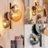 hofstein Applique murale - Verre Chehalis Ambre, Clair, Fumé, 3 lumières* Lampes Modernes