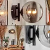 hofstein Applique murale - Verre Chehalis Clair, Fumé, 1 lumière* Lampes Modernes