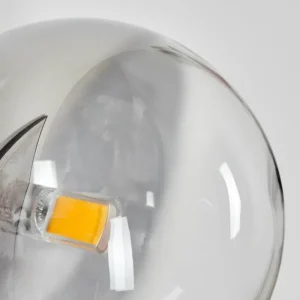 hofstein Applique murale - Verre Chehalis Clair, Fumé, 1 lumière* Lampes Modernes