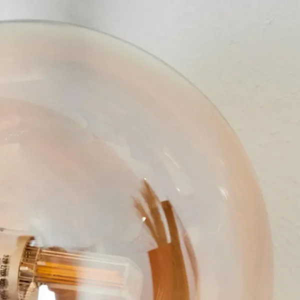 hofstein Applique murale - Verre Chehalis Ambre, 2 lumières* Lampes En Verre