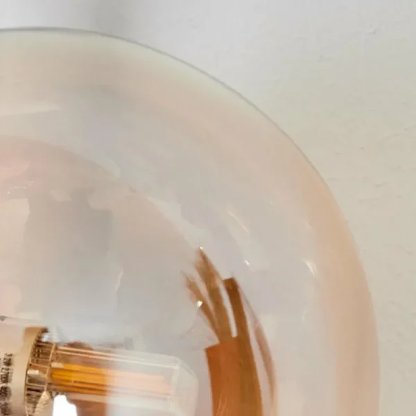 hofstein Applique murale - Verre Chehalis Ambre, 3 lumières* Lampes En Verre