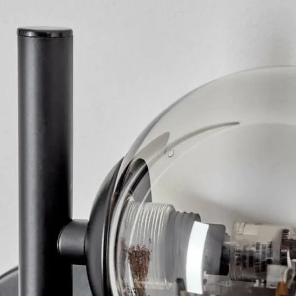 hofstein Applique murale - Verre Chehalis Fumé, 2 lumières* Lampes Modernes