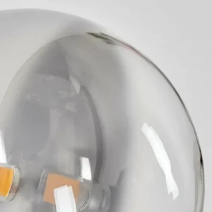 hofstein Applique murale - Verre Chehalis Clair, Fumé, 1 lumière* Lampes Modernes