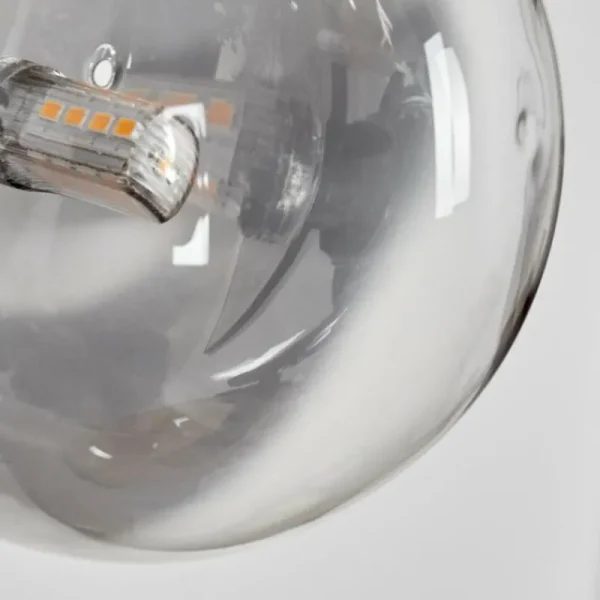 hofstein Applique murale - Verre Chehalis Ambre, Clair, Fumé, 3 lumières* Lampes Modernes