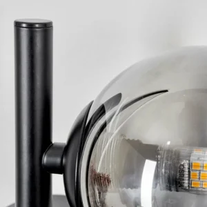 hofstein Applique murale - Verre Chehalis Clair, Fumé, 3 lumières* Lampes Modernes